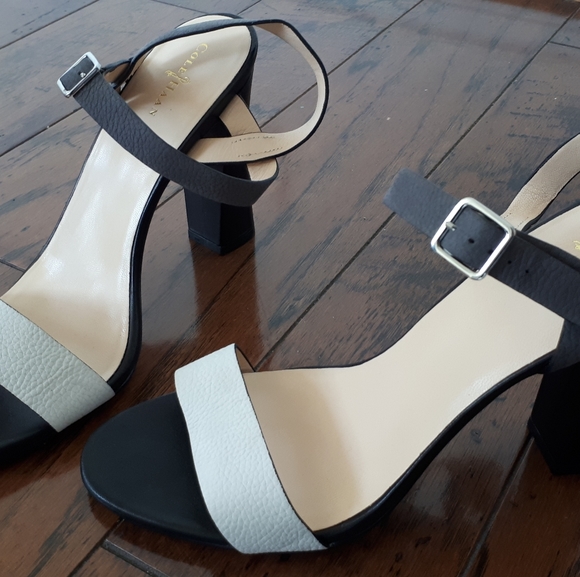 Cole Haan Shoes - Cole Haan high block leather sandals